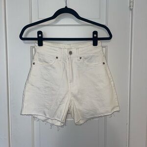High Waisted Cutoff Denim Shorts